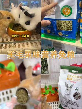 乐兔司新升级美毛 PRO果味幼兔成兔高纤维营养兔子粮食主粮 #科学养宠攻略 #宠物粮推荐 #乐兔司 #养兔人 #科学养宠