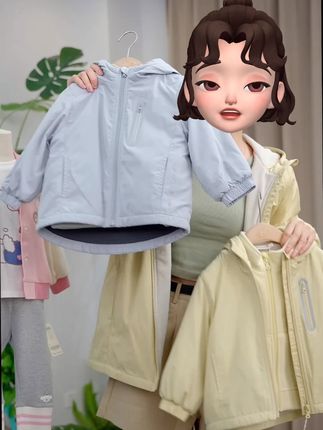 戴维贝拉棉服#戴维贝拉童装 #儿童棉服 #秋冬新款 #保暖上衣 #糖果衣服
