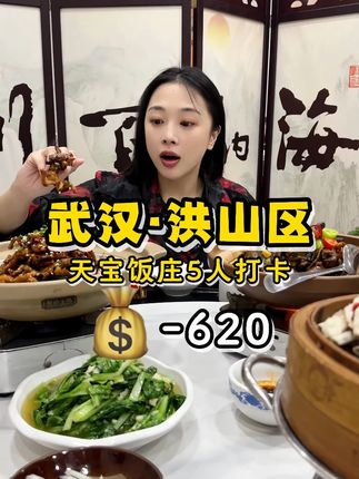 今日5人-620!到武汉打卡到一家盲点不踩雷的馆子! #劲享鄂东南 #婧哥开饭啦 #武汉美食推荐