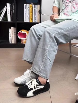环球赛车鞋子男款秋季新款2025透气潮男鞋复古百搭休闲平底德训鞋#环球赛车男鞋 #秋季新款 #透气潮鞋 #复古百搭 #休闲男鞋