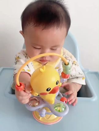 婴儿餐椅玩具餐桌吸盘转转乐宝宝0一1岁8益智早教幼儿童6个月以上#婴儿餐椅玩具 #餐椅玩具 #益智早教 #餐桌玩具 #早教玩具