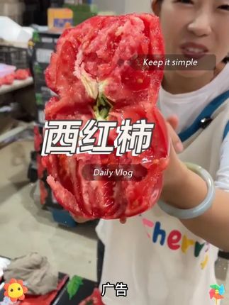 #番茄 每一个都是沙瓤带籽的,酸酸甜甜超好吃,还是小时候西红柿那个味道!#西红柿 #水果西红柿 #好吃的西红柿 #老式沙瓤西红柿