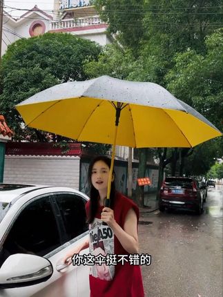 #雨伞#下雨天#晴雨两用伞#暴雨#天青色等烟雨而我在等你
