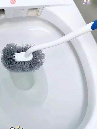 【买一送一】马桶刷家用卫生间清洁刷翘头多功能挂墙式浴室毛刷子#马桶刷 #家用清洁刷 #多功能马桶刷 #挂墙式马桶刷 #买一送一