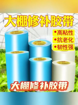 大棚被大风吹烂,别着急,试试我们这款大棚修补胶带,一撕一贴轻松补漏,再也不用为大棚破损烦恼。#大棚 #大风 #大棚修补专用胶带 #大棚膜 #极端天气