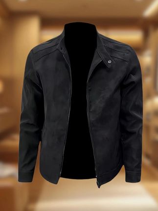 罗蒙男士新款高级感外套春秋季帅气商务休闲机车服工装夹克百搭 #百搭#夹克外套#好物推荐🔥#外套#商务休闲