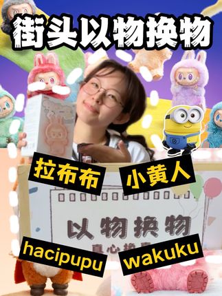 以物换物!看看labubu能换到什么! #以物换物 #街头 #labubu #盲盒 #挑战