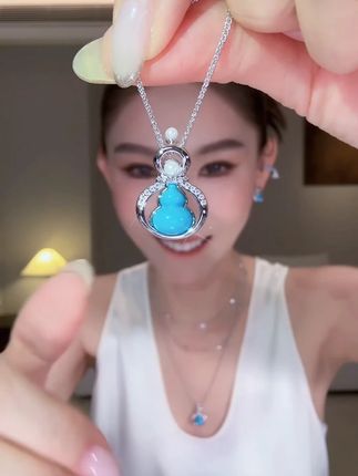 G XIAOXIAO 镀K金 中式气质复古高级百搭葫芦项链 #项链#锁骨链#仙女必备#美出高级感#首饰分享