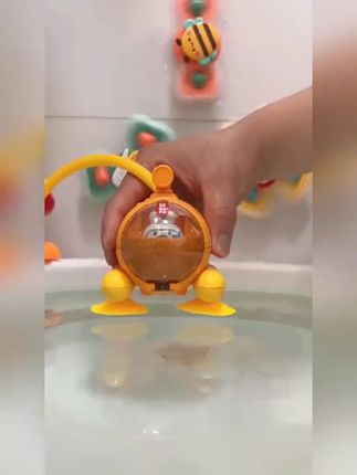 萌优比萝卜潜艇花洒,儿童洗澡好伙伴 #儿童洗澡玩具 #萌优比玩具 #儿童花洒 #电动喷水花洒 #电动花洒