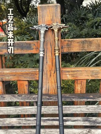 技艺精湛的铸剑师纯手工打造的龙泉棍刀#古风 #棍刀 #户外装备 #龙泉刀剑