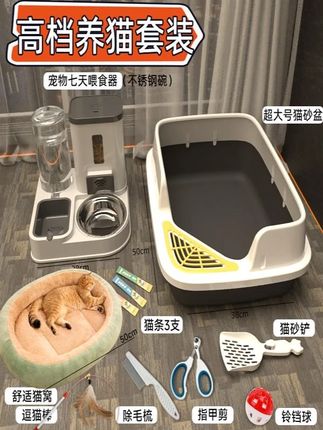 桔子尾巴猫咪用品全套养猫套装新手一整套猫砂盆超大号猫好物用品#宠物用品 #新手养宠 #趣味养宠