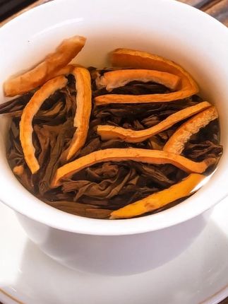 #普洱茶 正宗普洱茶熟茶饼茶叶云南柑普茶橘普茶小茶饼新会陈皮小饼茶袋装 #普洱小饼 #柑普茶 #云南茶饼 #陈皮茶