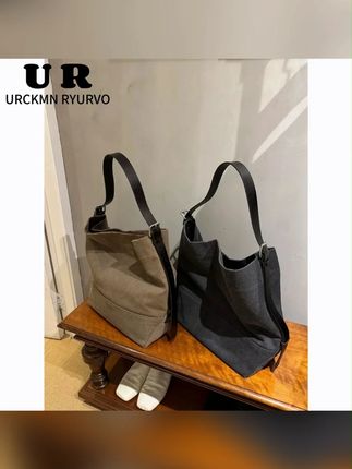 URCKMN RYURVOjennie同款帆布托特包2025春夏新款百搭水桶包女#水桶包 #百搭水桶包 #托特包 #帆布托特包 #托特包推荐
