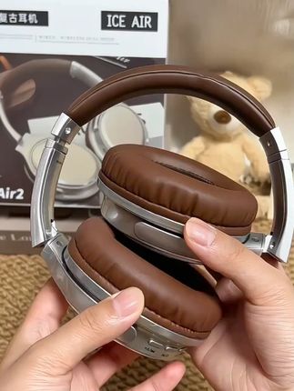 冰韵iCE Air2美式复古耳机头戴式降噪无线蓝牙挂脖小巧高 #高音质蓝牙耳机推荐 #头戴式耳机降噪 #美德拉耳机 #美式复古头戴式耳机 #头戴式蓝牙耳机