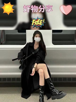 2025秋季新款!韩版女中长款黑色风衣,小个子百搭神器 #秋季女风衣 #黑色中长款风衣 #2025秋季新款 #风衣休闲百搭 #女士黑色风衣