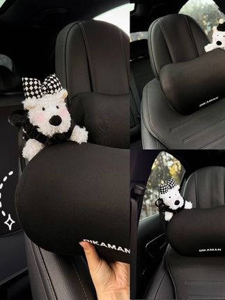 可爱汽车头枕护颈枕开车车内靠枕车载座椅主驾驶车内套装四季通用#汽车头枕 #护颈枕 #车载靠枕 #可爱头枕 #开车必备