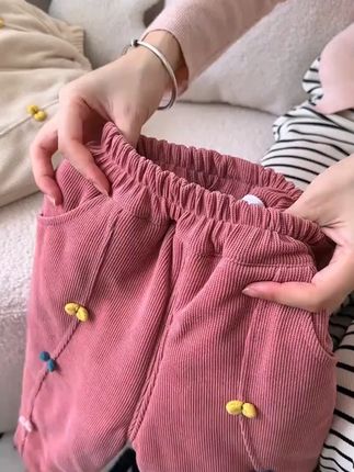 女童棉裤冬季外穿一条过冬女宝宝长裤三层加绒加厚小童保暖裤超厚#女童棉裤 #冬季保暖 #三层加绒 #外穿长裤 #宝宝服饰