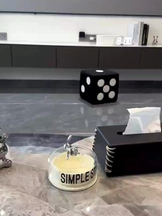 轻奢设计感编织皮抽纸盒,客厅茶几高级摆件! #设计感纸巾盒 #轻奢风纸巾盒 #创意纸巾摆件 #客厅茶几摆件 #轻奢风