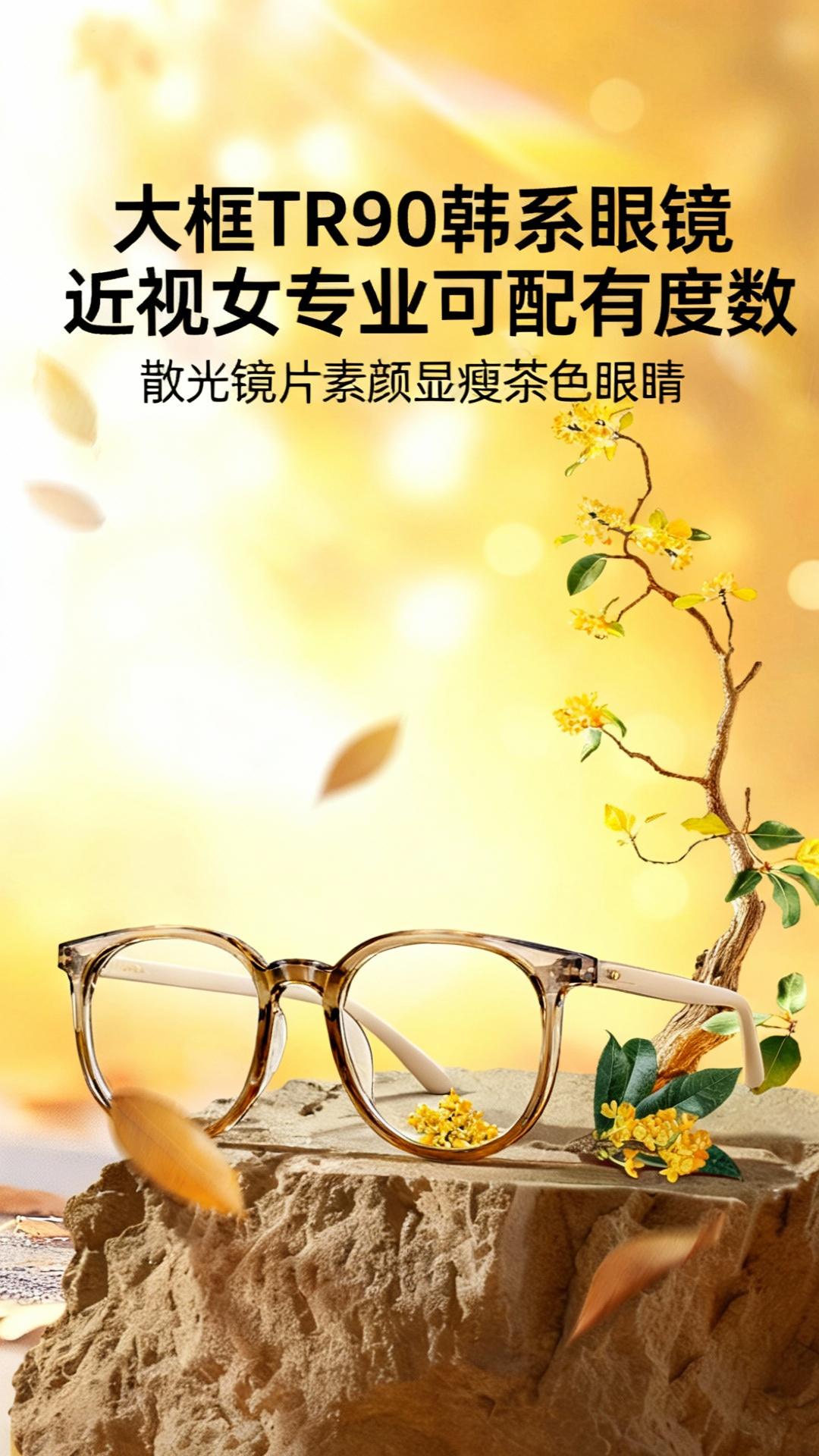 大框TR90韩系眼镜近视女专业可配有度数散光镜片素颜显瘦茶色眼睛 3636003953294051168#韩系近视眼镜 #TR90大框镜 #可配散光镜片 #素颜显瘦眼镜 #茶色眼镜推荐