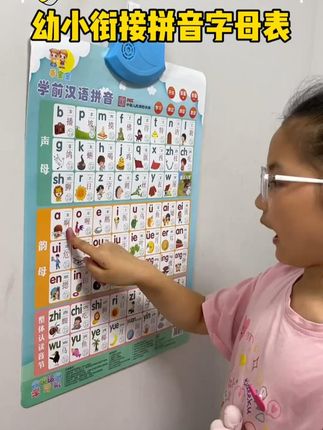 商家不过了不过了,新品上架前50单限时半价,速来#半价 #拼音 #挂图