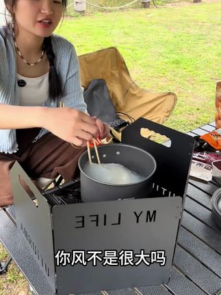 户外露营卡式炉挡风板加厚折叠炉具防风板炉头灶具防风罩野营装备#户外露营卡式炉 #卡式炉挡风板 #挡风板 #炉具防风板 #防风板