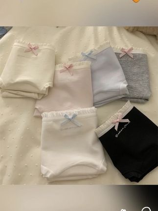 4条装~10A加长加宽抑菌裆少女内裤中腰透气全棉柔软女生三角裤#柔软亲肤 #舒适透气 #高品质 #好物推荐🔥 #质量杠杠滴
