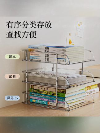 书架多层放书置物架书桌办公室桌面书本置物架办公桌工位文件收纳#书架 #多层书架 #书桌收纳 #办公室收纳 #文件置物架