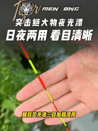 突击鲢大物夜光漂 日夜两用 看目清晰!#猛攻渔具 #突击鲢大物夜光漂