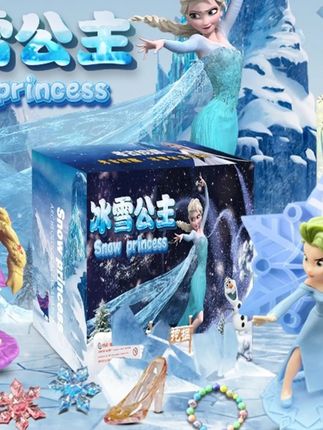 古教授考古挖掘玩具艾莎公主DIY手工礼物挖宝儿童益智玩具盲盒#玩具盲盒 #挖掘玩具 #挖掘玩具盲盒 #挖掘玩具女孩 #玩具