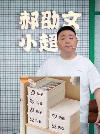 郝劭文推荐内衣收纳盒内裤放袜子文胸分格家用衣柜整理抽屉三合一#收纳盒 #内衣分格整理盒 #袜子文胸收纳 #衣柜抽屉收纳 #郝劭文