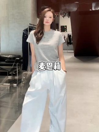 MBNL-F "麦恩莉”棉短袖T恤#秦磊 #百搭打底衫 #夏季穿搭