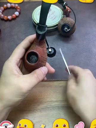 宝石款锌合金斜脚烟斗压棒压草斗粮专用修碳刀防熄火助燃工具#烟斗压棒 #斜脚烟斗压棒 #压棒 #压棒推荐 #烟斗压棒推荐