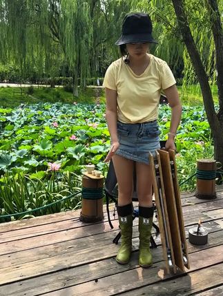 【ATEPA严选四折折叠竹面桌】围炉煮茶户外露营装备野餐便携升降桌#围炉煮茶 #户外露营 #便携桌子 #野餐装备 #折叠桌