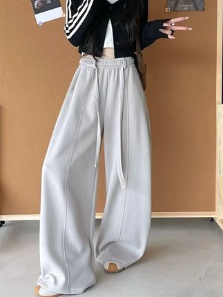 复古弯刀裤女2025年新款琥珀流光风口袋宽松显瘦百搭阔腿裤子 #复古弯刀裤 #琥珀流光风 #宽松显瘦 #百搭阔腿裤 #女装卫裤 #无限回购的宝藏单品 #在抖音入手的好东西 #秋冬穿搭新鲜感在线 #素颜穿搭如何摆脱土气感