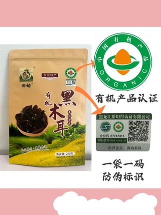 有机木耳【支持试吃】 无胶 无根 黑木耳东北菌类 东北干货 罗锅摘木耳了#农村生活 #抖音新农人2025 #农村美食