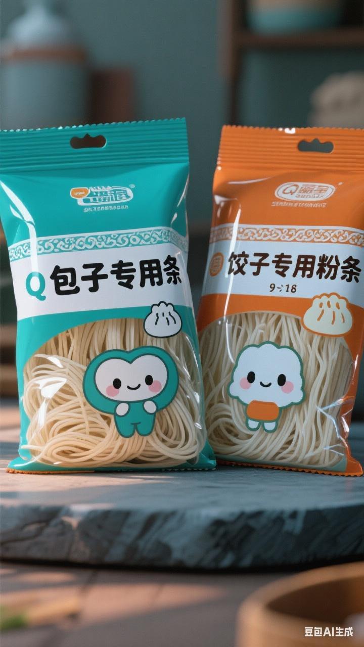 包包子、包饺子,用咱家这种不用切的粉条碎,直接切好的,方便快捷,#在家做美食 #红薯粉条碎#包子饺子