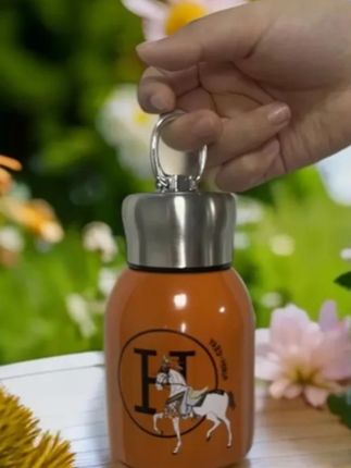 新款爱马仕橙色时尚316不锈钢便携杯女士小水杯子小巧保温杯网红#保温杯 #保温杯推荐 #316不锈钢保温杯 #水杯 #小巧保温杯
