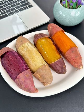 四大薯王组合装一次吃到四种不同口味,每一种都是甜蜜的小惊喜! #妈呀太香了 #好吃到根本停不下来 #优质农产品 #坏果包赔 #榴莲蜜薯