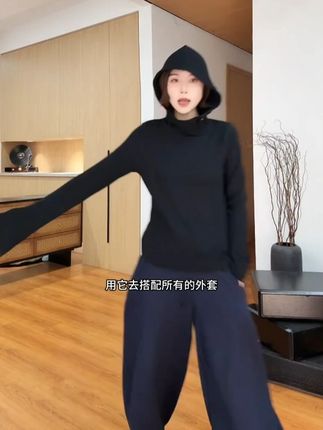 月月不吃鱼直播精选 YYOUHAN2025新款【私服挚爱】黑色慵懒风连帽帽衫#新款分享 #帽衫卫衣 #时尚穿搭 #简单