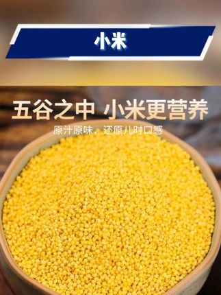 #小米 #陕北小米 #新鲜小米 #熬粥米 #小米推荐 支持试吃陕北米脂油小米新鲜新米熬粥米油丰富优质杂粮2.5kg
