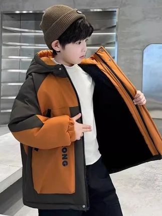 趁价格合适赶紧给孩子抢这个加绒加厚的派克服 老暖和了#中大童 #加绒加厚 #保暖又好看 #谁穿谁好看
