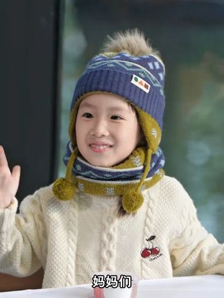 给娃选帽就选这款!柠檬宝宝奶糖帽,奶 fufu 的超软萌,护住耳朵不进风,戴上它,娃的可爱值拉满!#柠檬宝宝#儿童帽子#秋冬帽子#出行必备#儿童好物