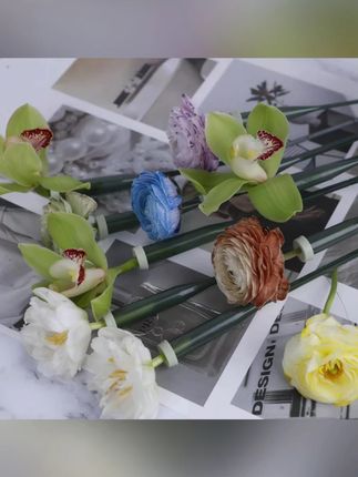 锦衣 鲜花储水管加长洋兰管带杆蝴蝶兰掌嫁接花艺花店养花保水管#鲜花储水管 #养花工具 #洋兰管 #蝴蝶兰嫁接 #花艺用品