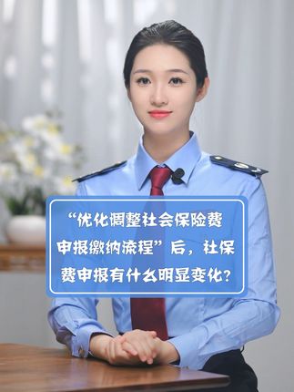 “优化调整社会保险费申报缴纳流程”后，社保费申报有什么明显变化？#琪鲁课堂 #税收知识天天答 #白话税收 #税费我来讲