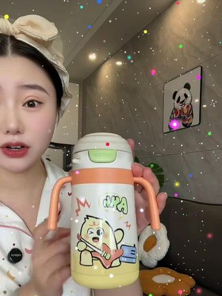反季买保温杯就是香,颜值高品质好,宝宝用的也很放心,刷到的快冲 #吸管杯 #好物推荐 #保温杯