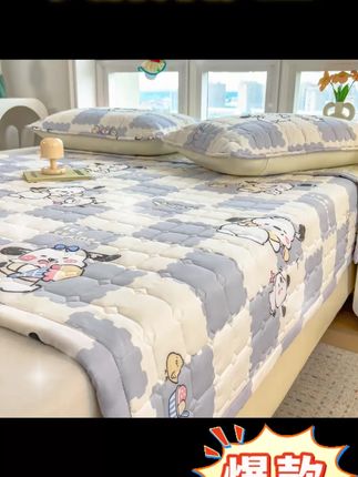 夹棉床护垫A类家用卧室褥子薄款保护垫宿舍学生单人铺底床垫软垫#床垫子 ##床垫 #褥子 #面料柔软舒适 #面料舒适透气