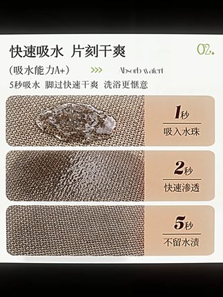 可爱亚麻编织纹地垫毯吸水速干防滑耐磨家用卫生间浴垫卧室入户门#可爱地垫 #亚麻纹地垫 #吸水速干 #防滑耐磨 #家用好物