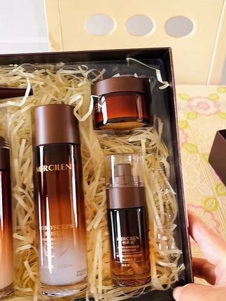 梦希蓝6件套虫草玻色因抗皱套盒#梦希蓝抗皱套盒 #虫草玻色因护肤 #6件套护肤套装 #光感抗皱产品 #梦希蓝洁面护肤