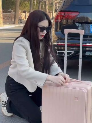 2025新款女士侧开口行李箱小型轻便可登机拉杆箱男20寸短途旅行箱