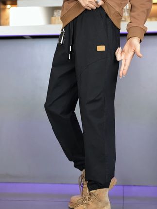 好看又好穿的男士休闲裤,宽松哈伦版型,遮肉显瘦显腿长 #秋季上新 #男士裤子 #休闲裤 #束脚长裤 #柔软面料